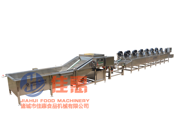 包裝袋清洗風(fēng)干流水線（帶加熱）